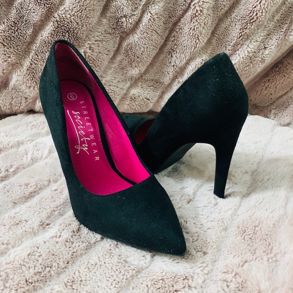 Streetwear Sued Stiletto Heels - Picture 3 of 3